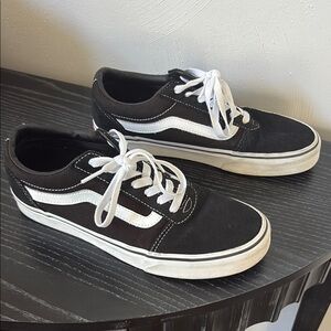 Vans Old Skool Core Shoes Black/White Mens 8